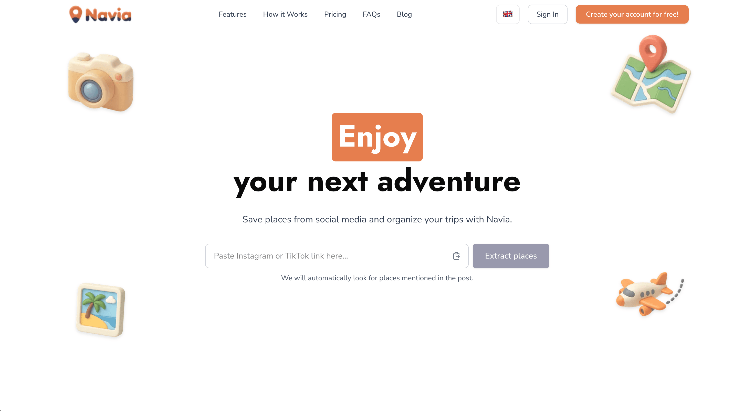 Navia - Save Social Media spots